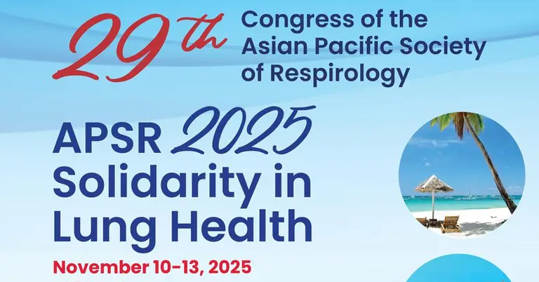 এশিয়ান প্যাসিফিক সোসাইটি অব রেসপিরোলোজির ২৯তম কংগ্রেসের পোস্টার